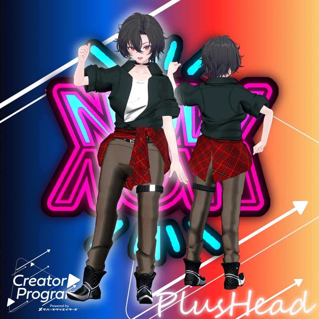 NowNow: Neo Vintage Pop Outfit - VRChat Men's Clothing / CP2
