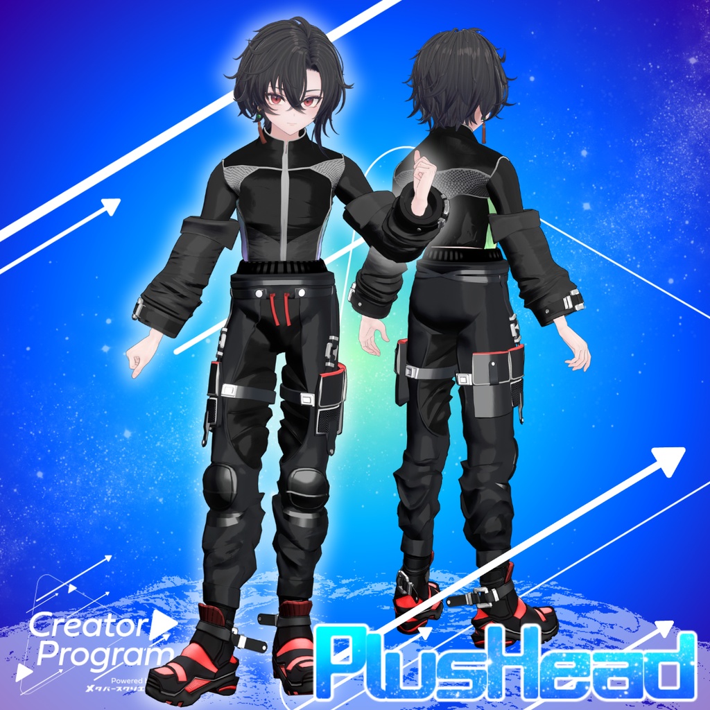 Yugeki Climber: Cyber Explorer Fit - VRChat Men's Clothing / CP2