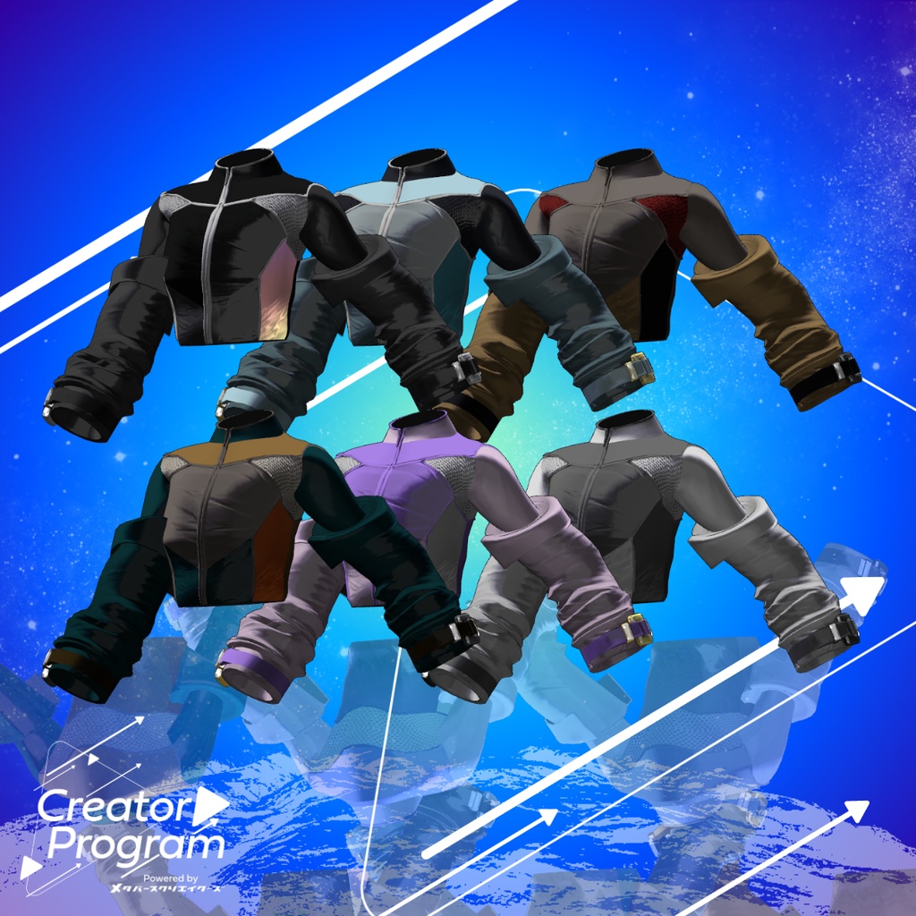 Yugeki Climber: Cyber Explorer Fit - VRChat Men's Clothing / CP2
