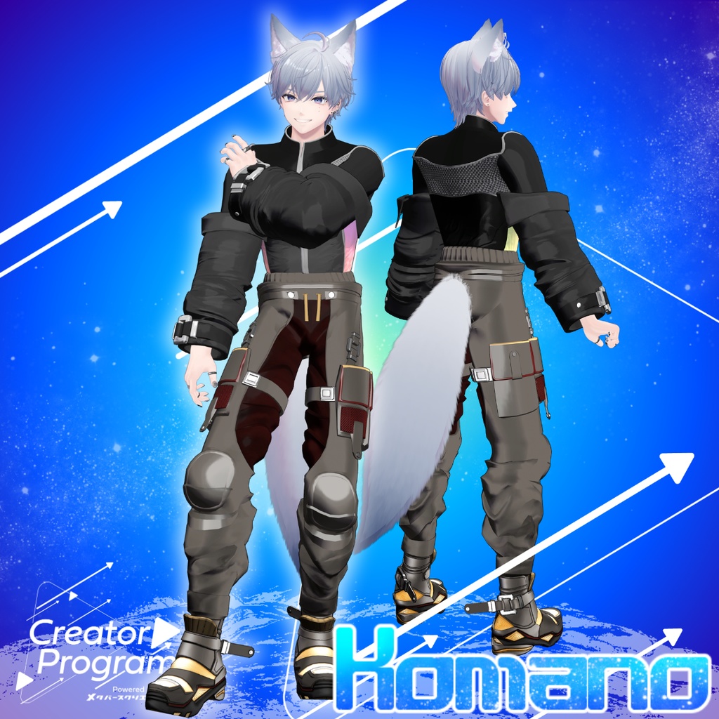 Yugeki Climber: Cyber Explorer Fit - VRChat Men's Clothing / CP2