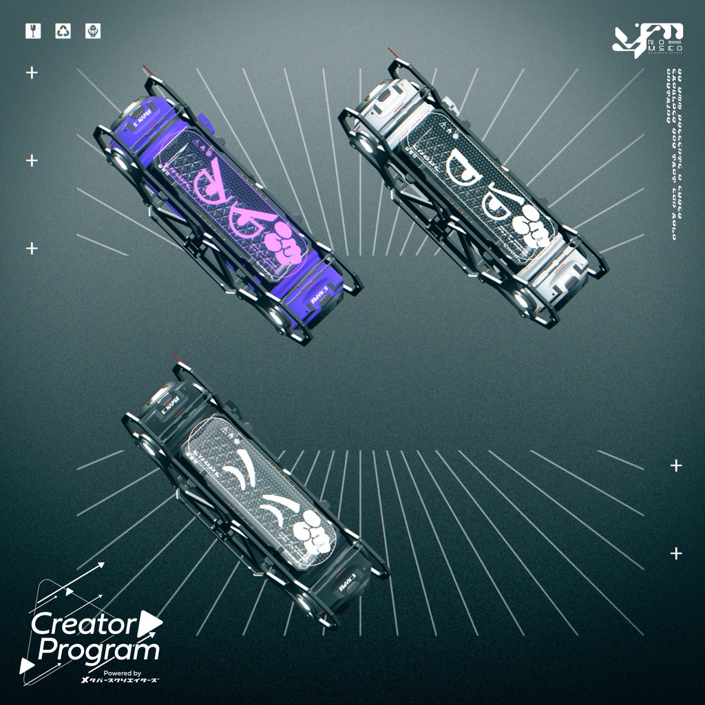 "Snap" Cyber Holo Shoulder Bag - VRChat Gimmicky Avatar Accessory / CP21