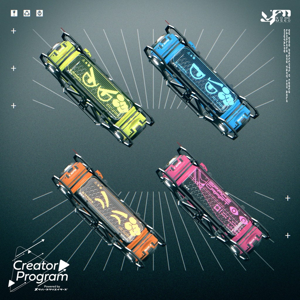 "Snap" Cyber Holo Shoulder Bag - VRChat Gimmicky Avatar Accessory / CP21