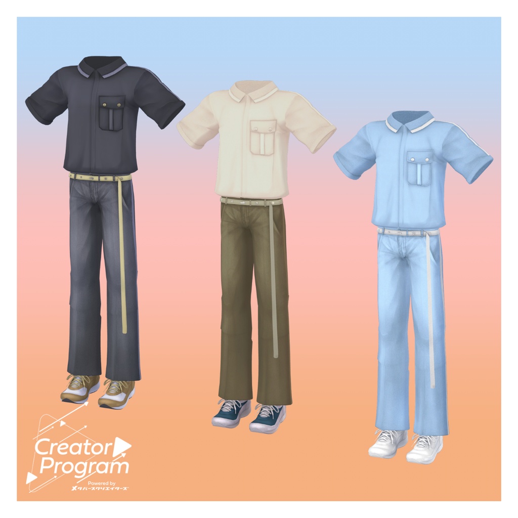 RoughUtilitySet - VRChat Men's Clothing / CP11
