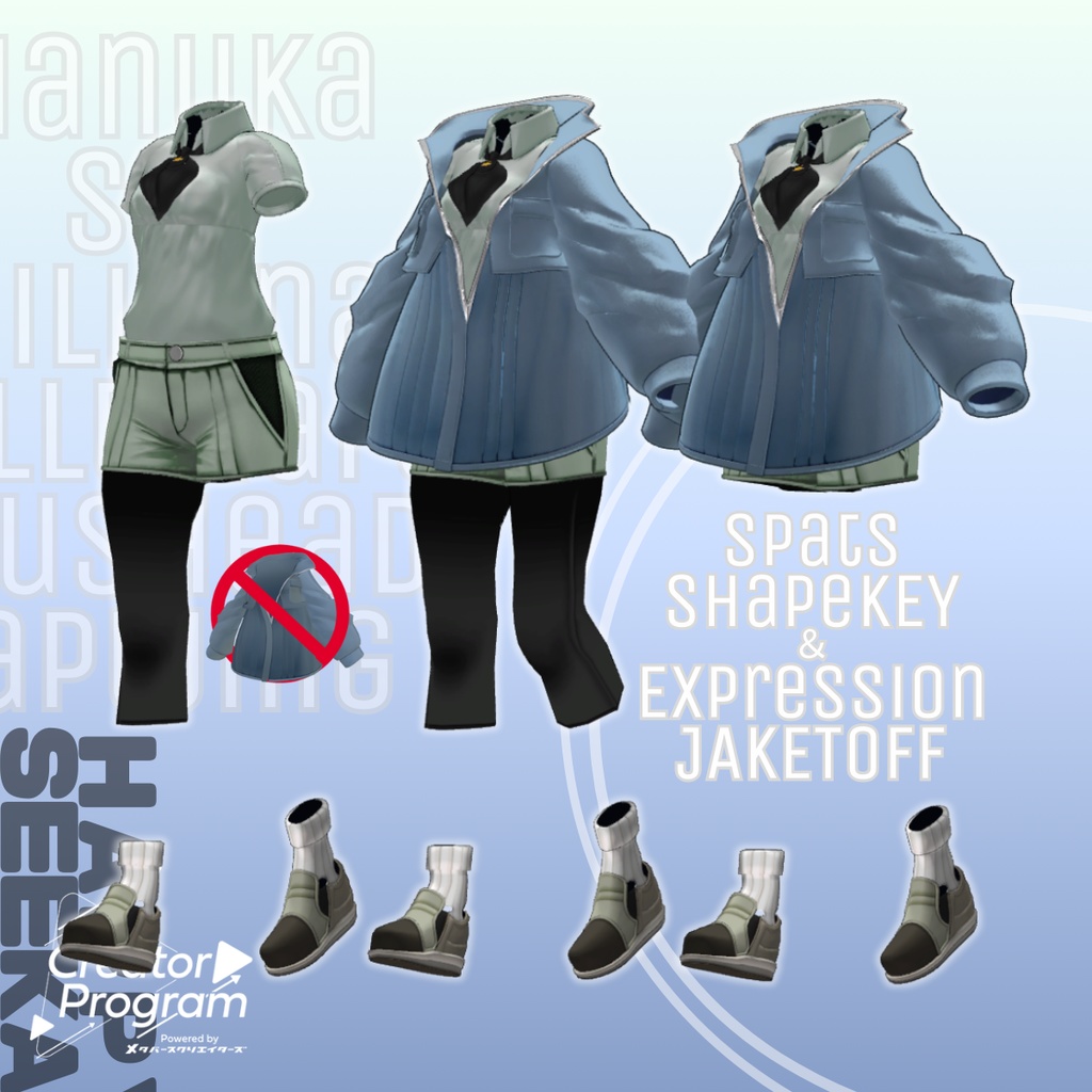 HappySeekar Cozy Day Out Outfit - VRChat Clothing / CP2