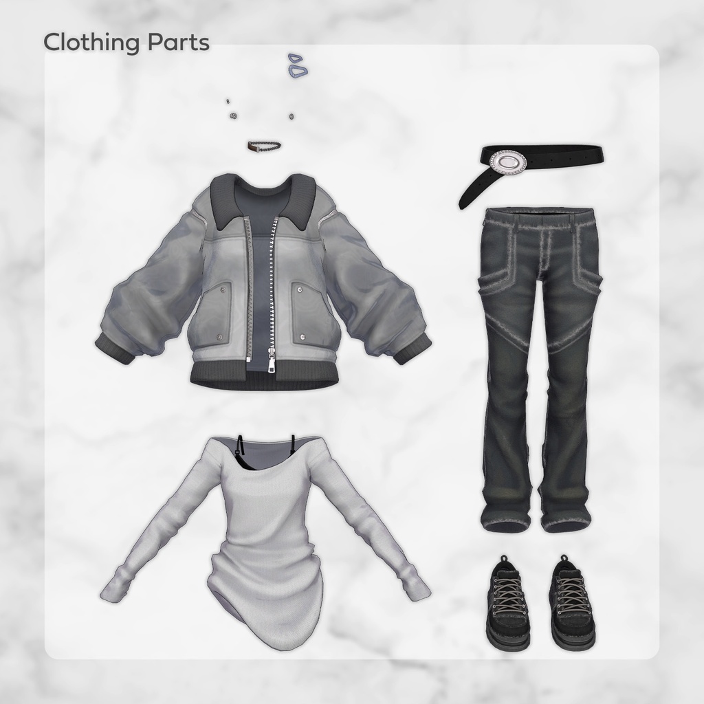 Minagi - Original 3D Model for VRChat #Minagi3D / AC2