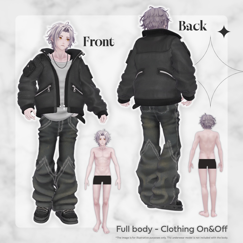 Licht - Original 3D Model for VRChat #Licht3D / AC1