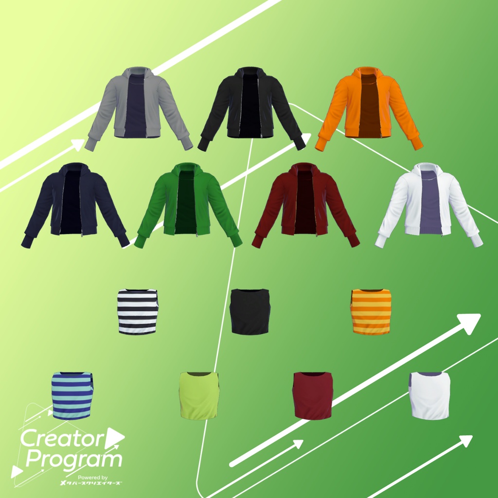GJacketSet - VRChat Men's Clothing / CP1