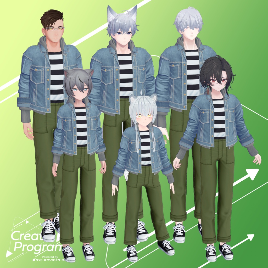 GJacketSet - VRChat Men's Clothing / CP1