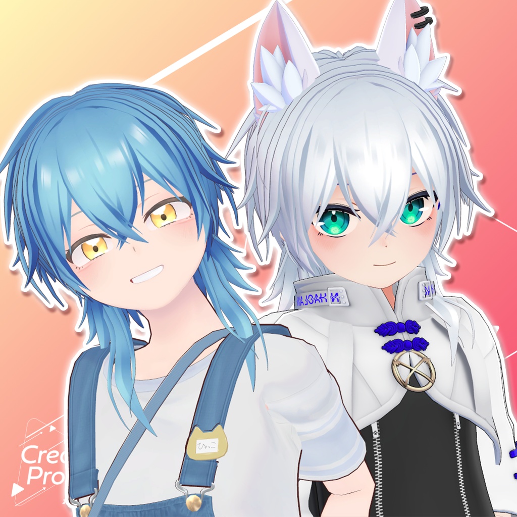 Wolf-hair Alpha Fringe - VRChat Hair / CP13