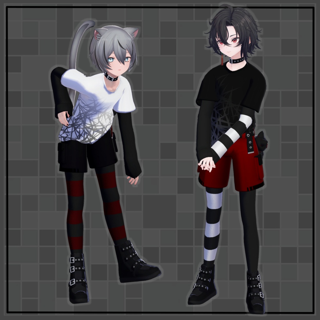 ALTERN KNEE-So - VRChat Men's Clothing / CP5