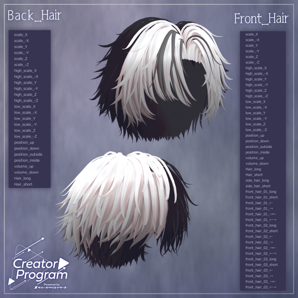 ambizione - VRChat Hair / CP18