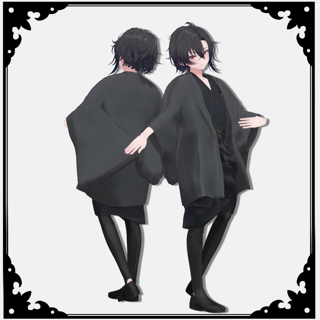 Susubaori -Japanese Kimono- VRChat Men's Clothing / CP20