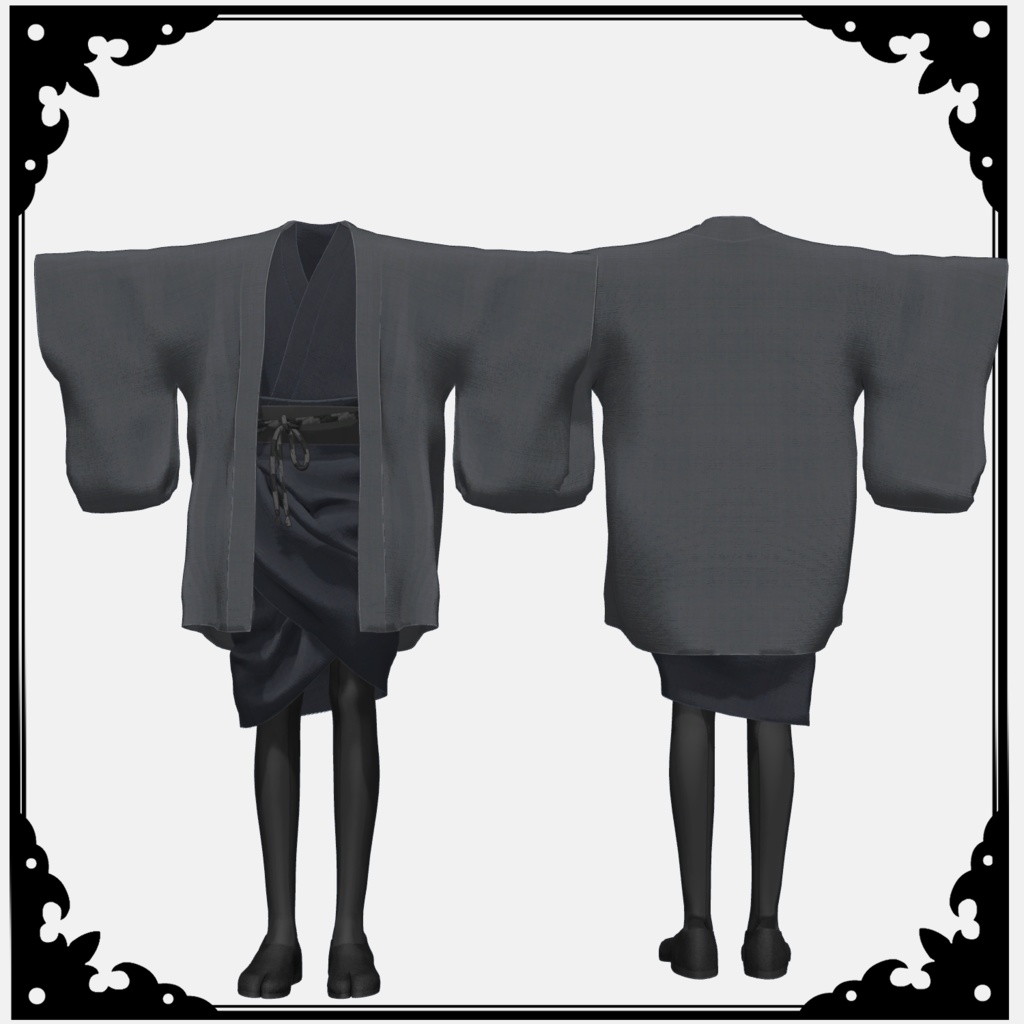 Susubaori -Japanese Kimono- VRChat Men's Clothing / CP20