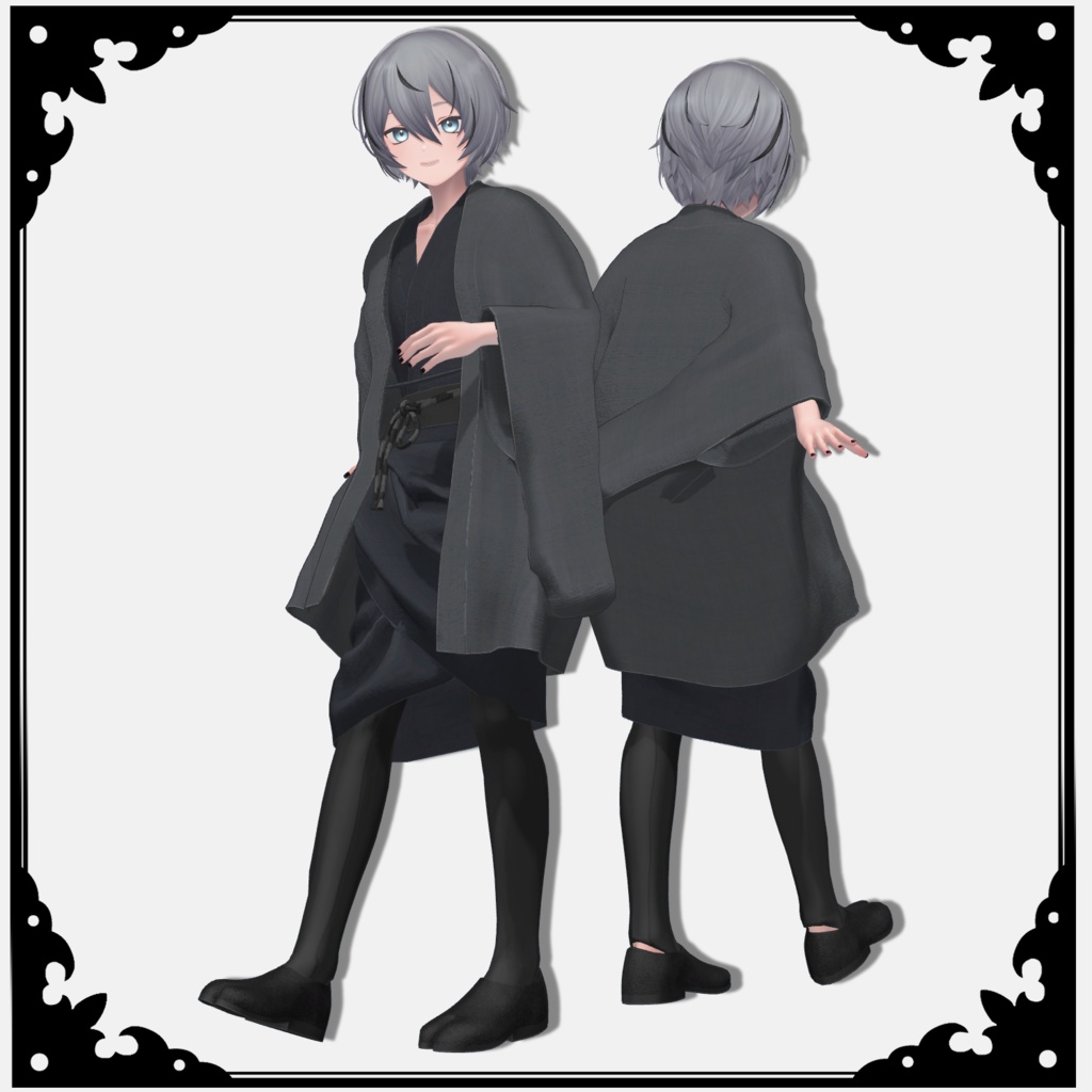 Susubaori -Japanese Kimono- VRChat Men's Clothing / CP20