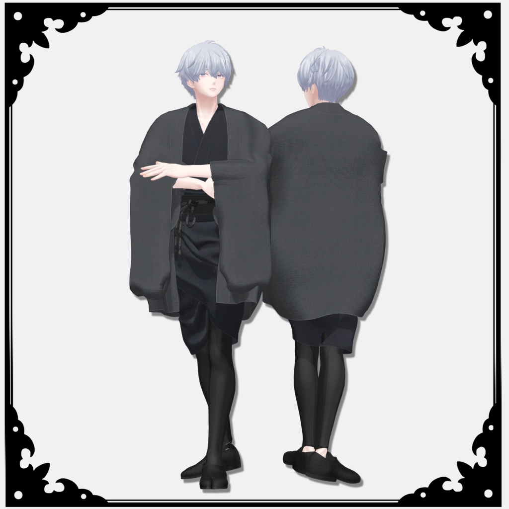 Susubaori -Japanese Kimono- VRChat Men's Clothing / CP20