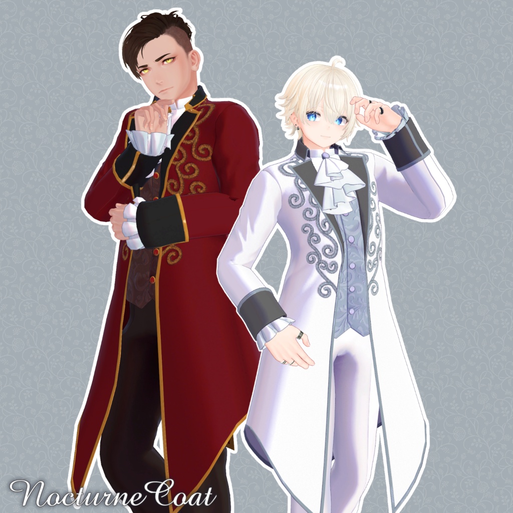 NocturneCoat - VRChat Men's Clothing / CP1