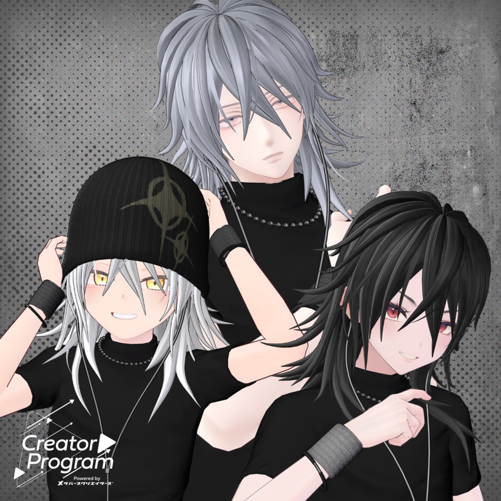 Flipped-Out Beanie Hair - VRChat Hair / CP7