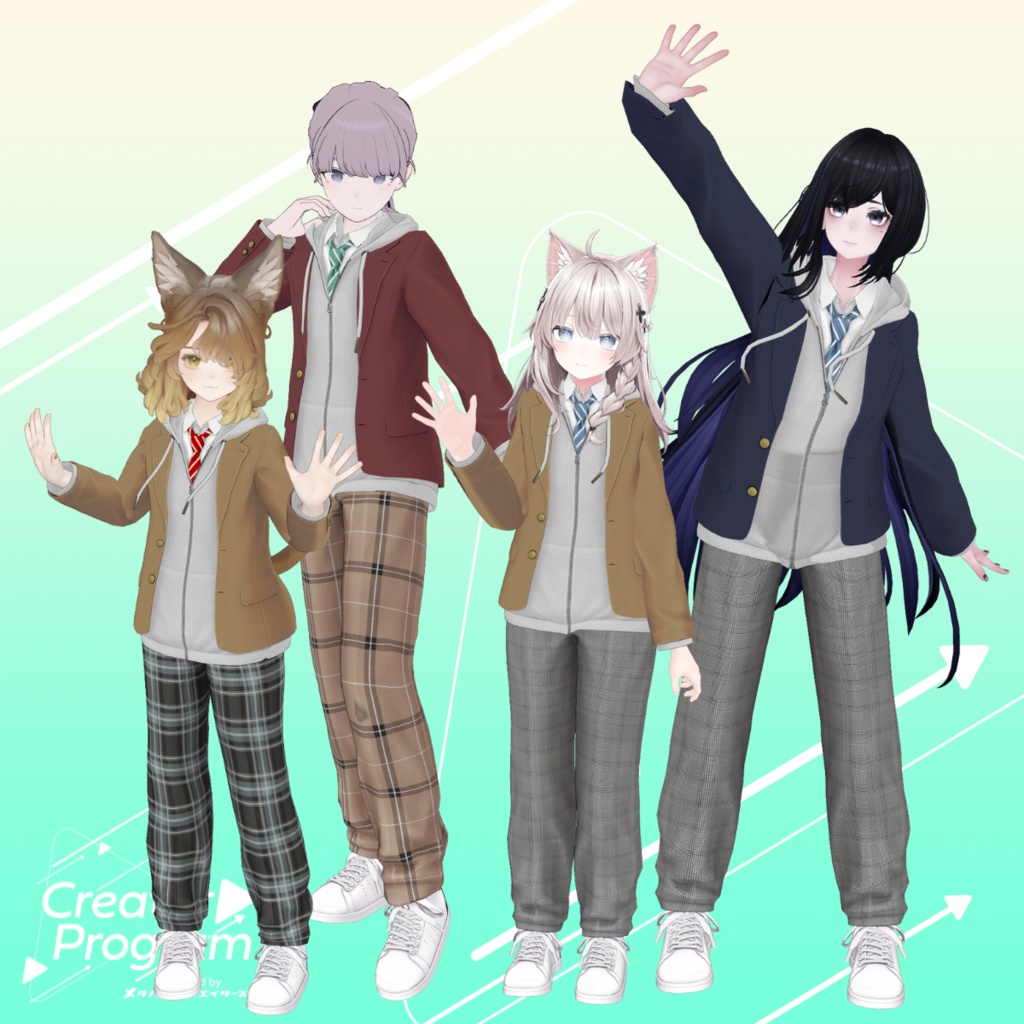 The Gakuseifuku Schoolwear- VRChat Women's Clothing / CP6