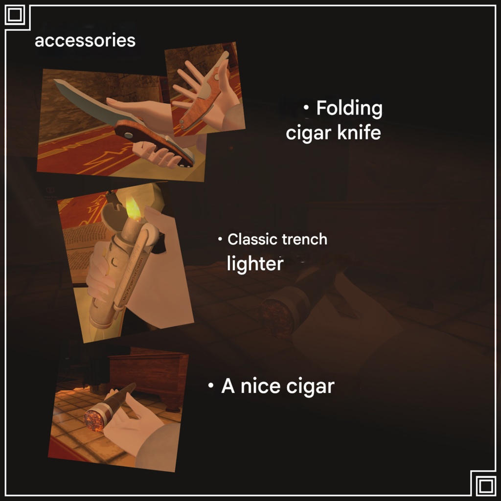 Gilded Outlow - VRChat Gimmicky Avatar Accessory / CP14