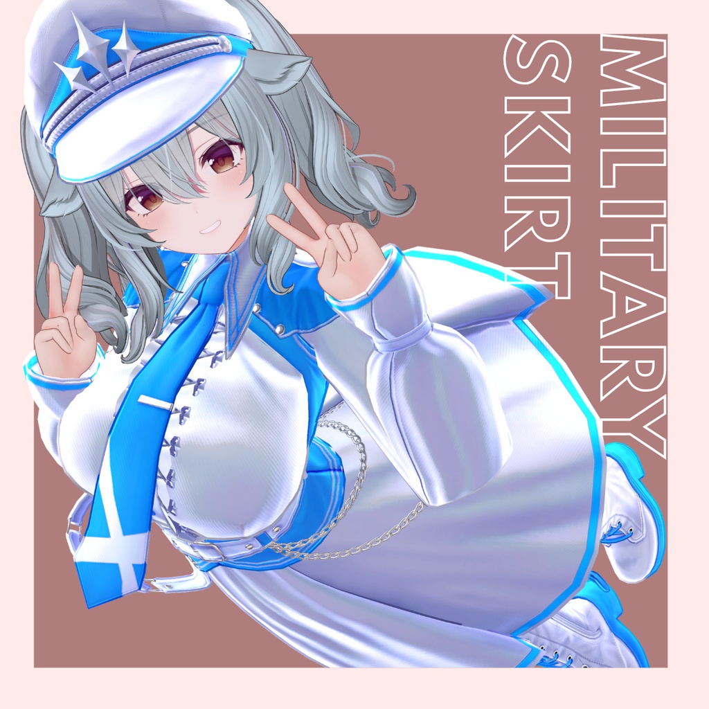Military Skirt - VRChat Women's Clothing / CP31