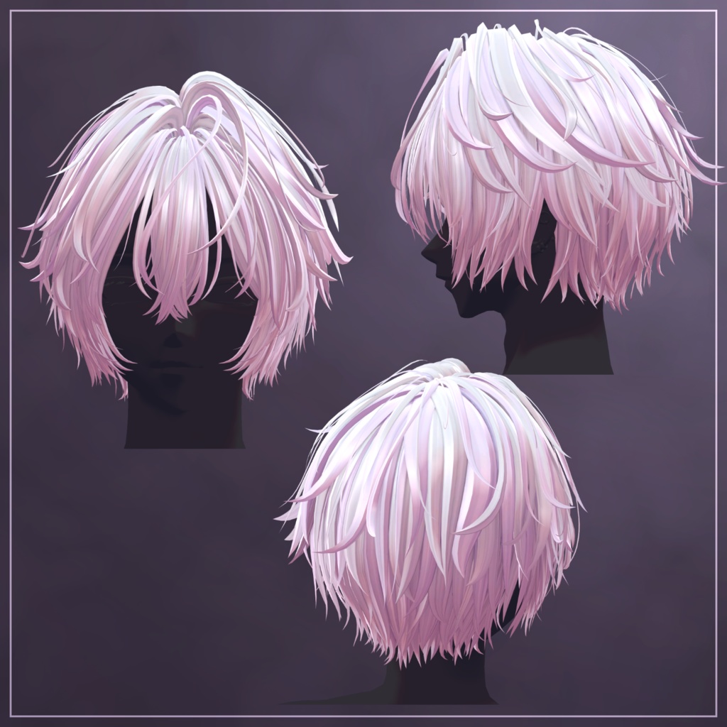 chiaro di luna - VRChat Hair / CP14