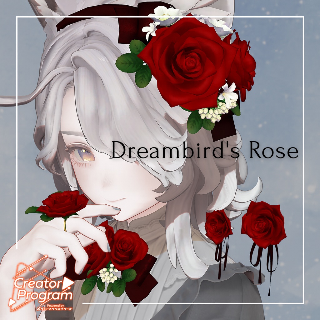 Dreambird’s Rose Accessory Set - VRChat  Avatar Accessory / CP34