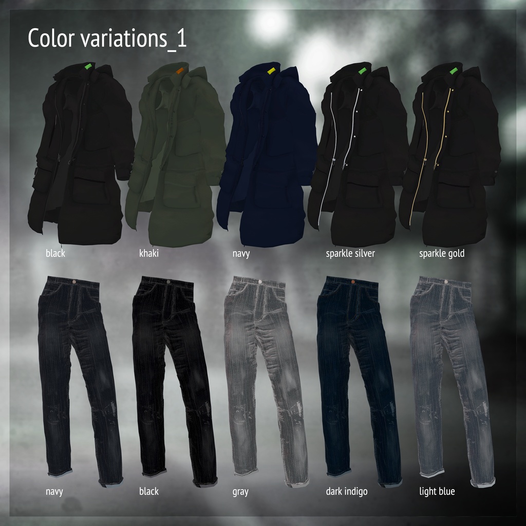 ColdNoize - VRChat Men's Clothing / CP9
