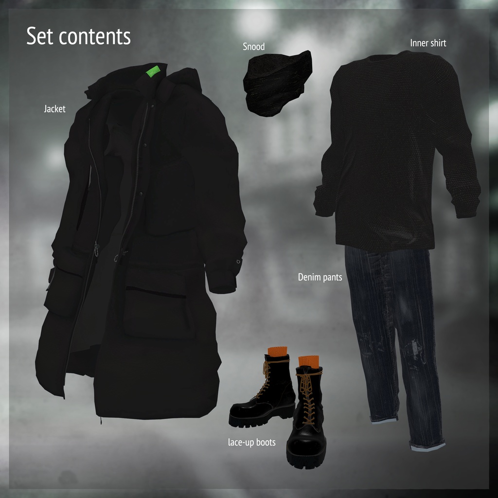 ColdNoize - VRChat Men's Clothing / CP9