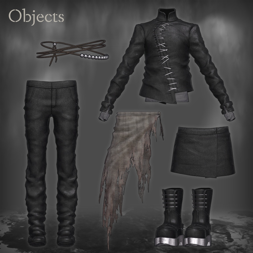 Suturehide Carapace - VRChat Men's Clothing / CP7