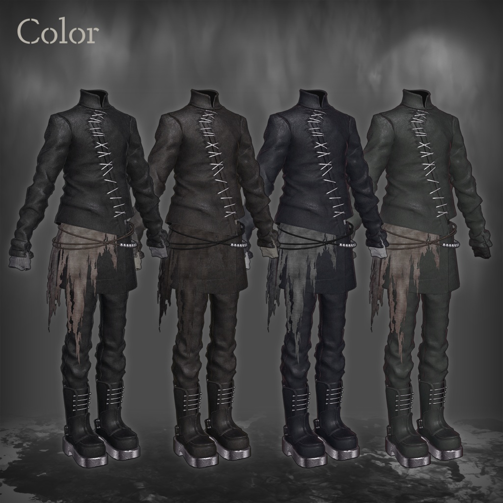 Suturehide Carapace - VRChat Men's Clothing / CP7