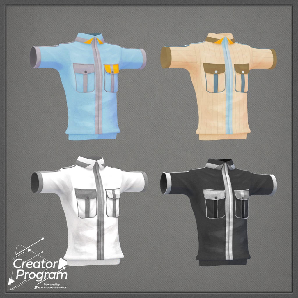 AirFlowWorkSetUp - VRChat Men's Clothing / CP11
