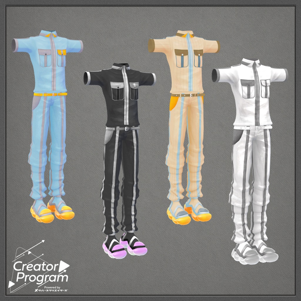 AirFlowWorkSetUp - VRChat Men's Clothing / CP11