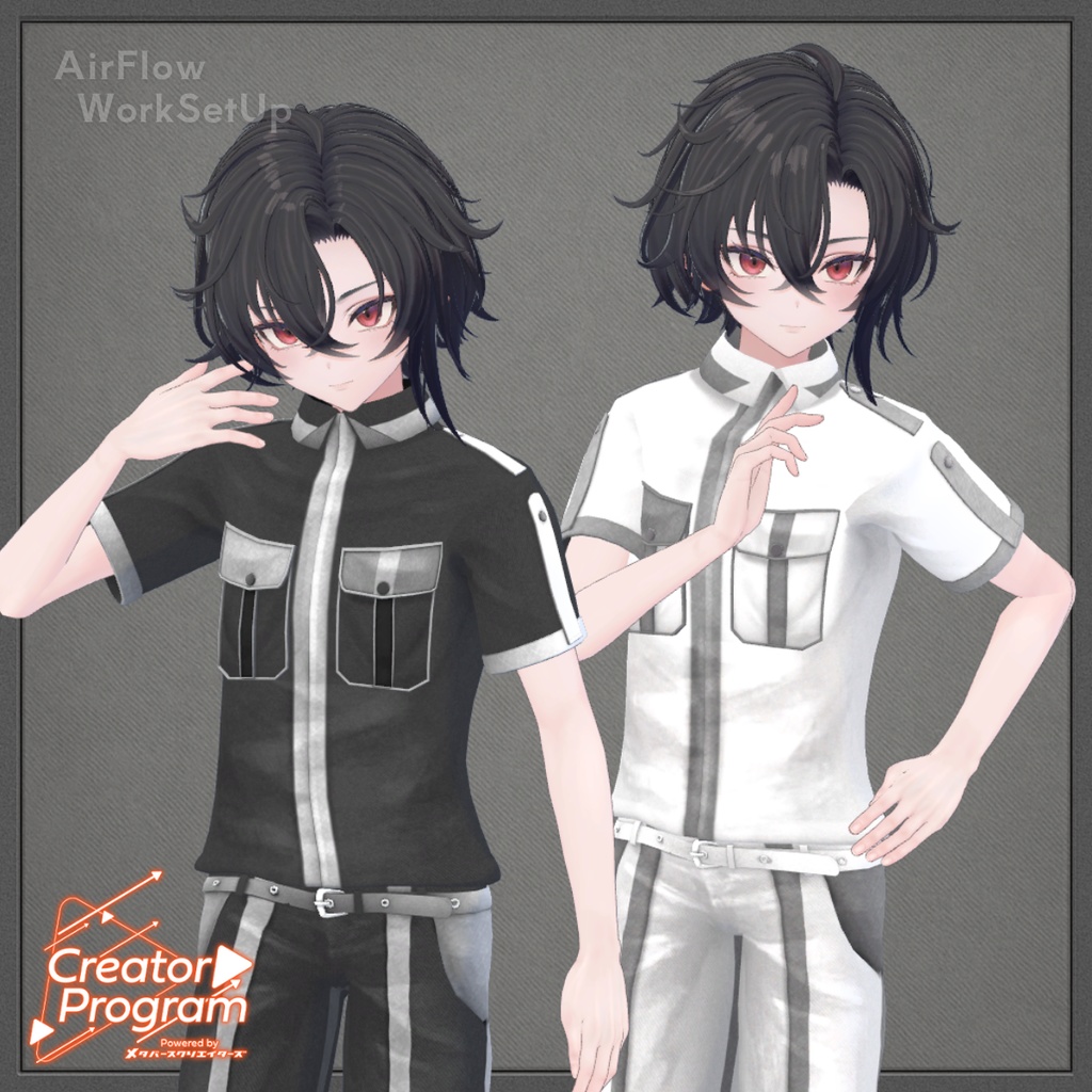 AirFlowWorkSetUp - VRChat Men's Clothing / CP11