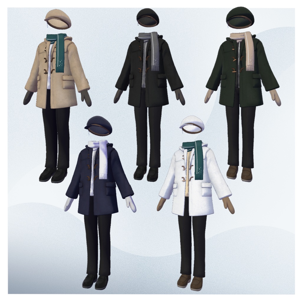 Duffle Fluffe - VRChat Men's Clothing / CP5