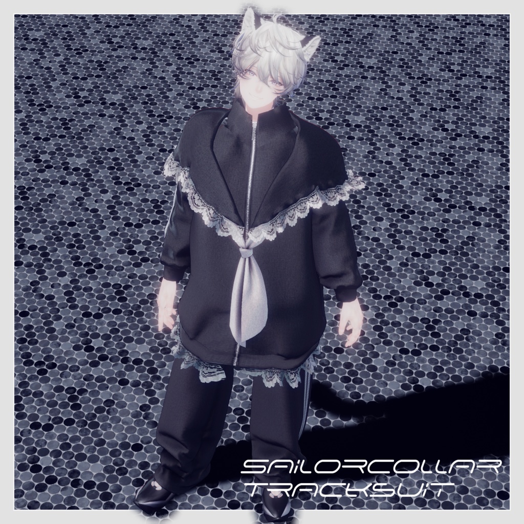 Sailorcollar Trackesuit - VRChat Men's Clothing / CP38