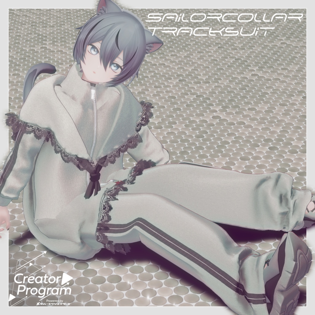 Sailorcollar Trackesuit - VRChat Men's Clothing / CP38