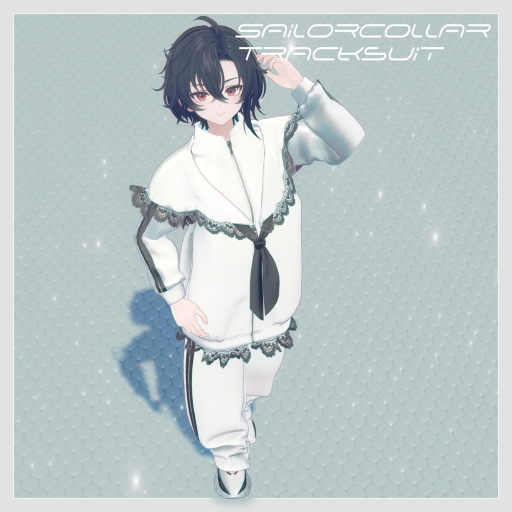 Sailorcollar Trackesuit - VRChat Men's Clothing / CP38