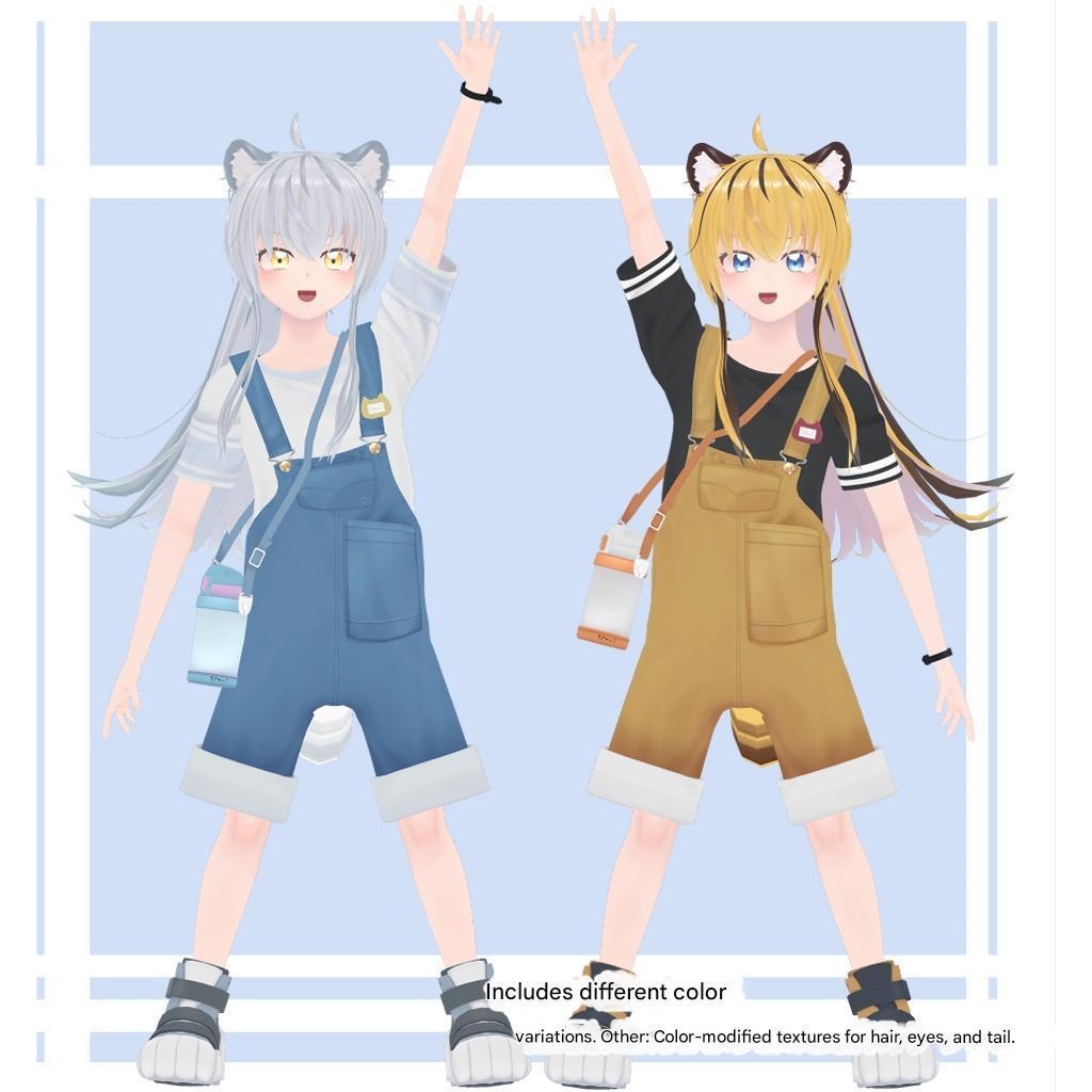 Hyakko the Tiger-boy (PC/Quest-compatible Avatar)