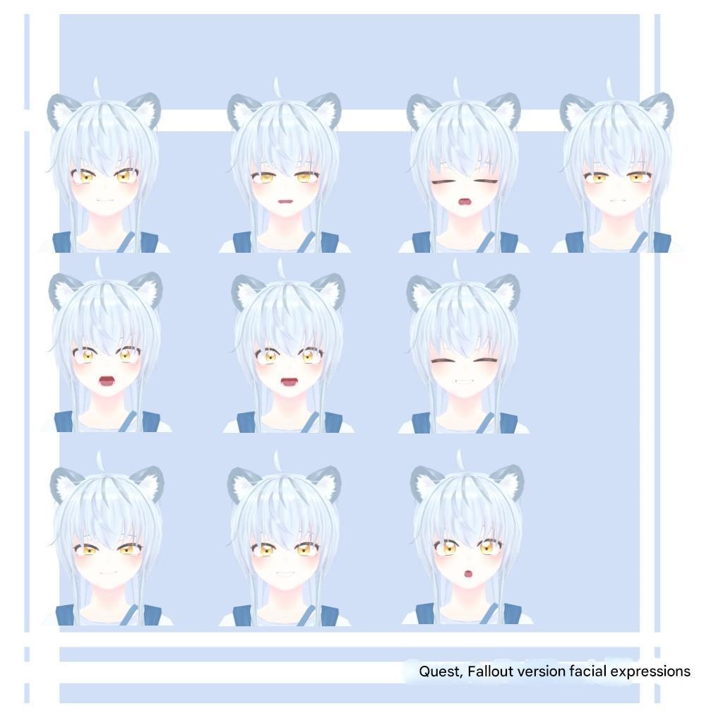 Hyakko the Tiger-boy (PC/Quest-compatible Avatar)