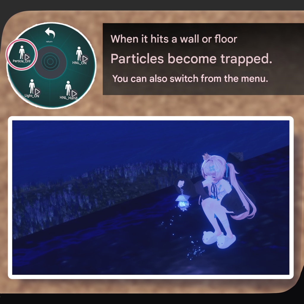 Holy Night Lantern - VRChat Gimmicky Avatar Accessory / CP19