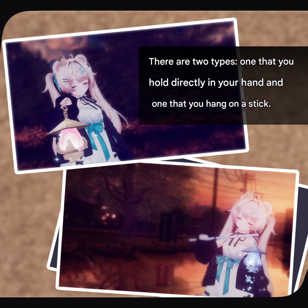 Holy Night Lantern - VRChat Gimmicky Avatar Accessory / CP19