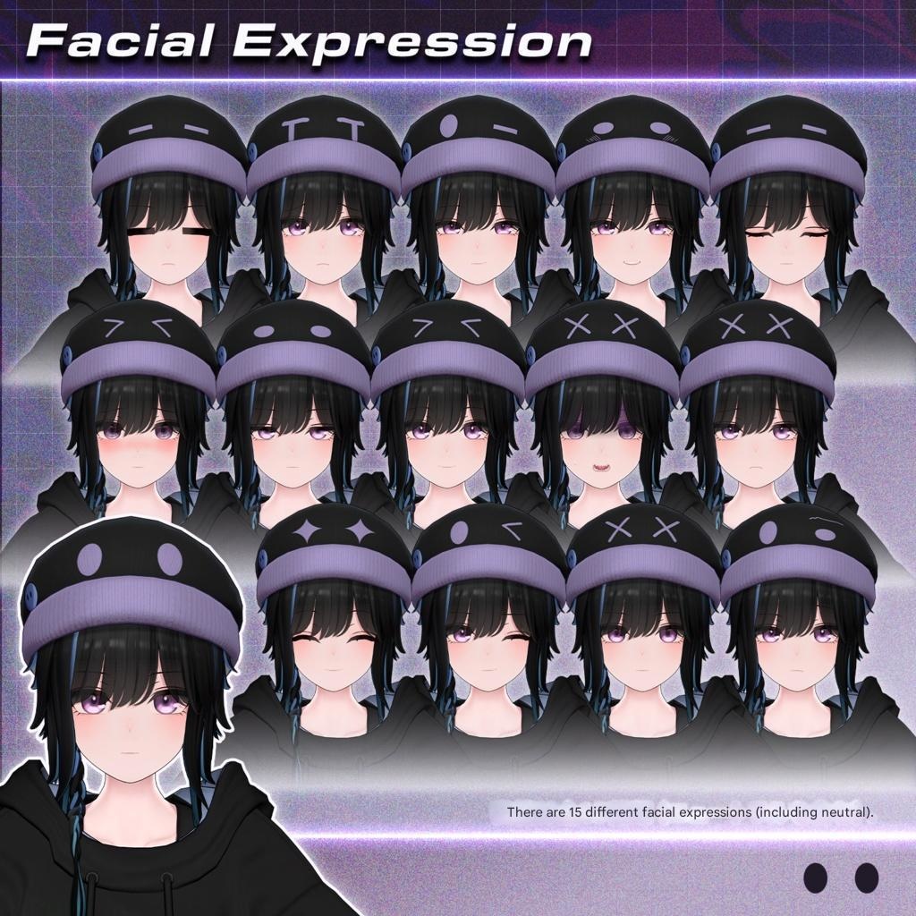 -YUI- - Original 3D Model for VRChat #釉依3D #YUI3D / AC4