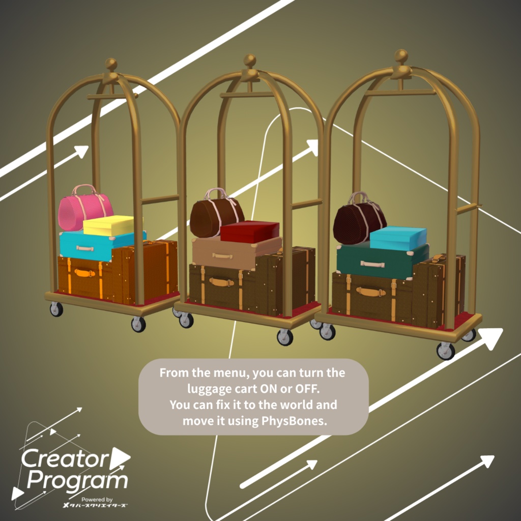 Room404 Check-In Confidential (Luggage cart & Keys included!) / CP9