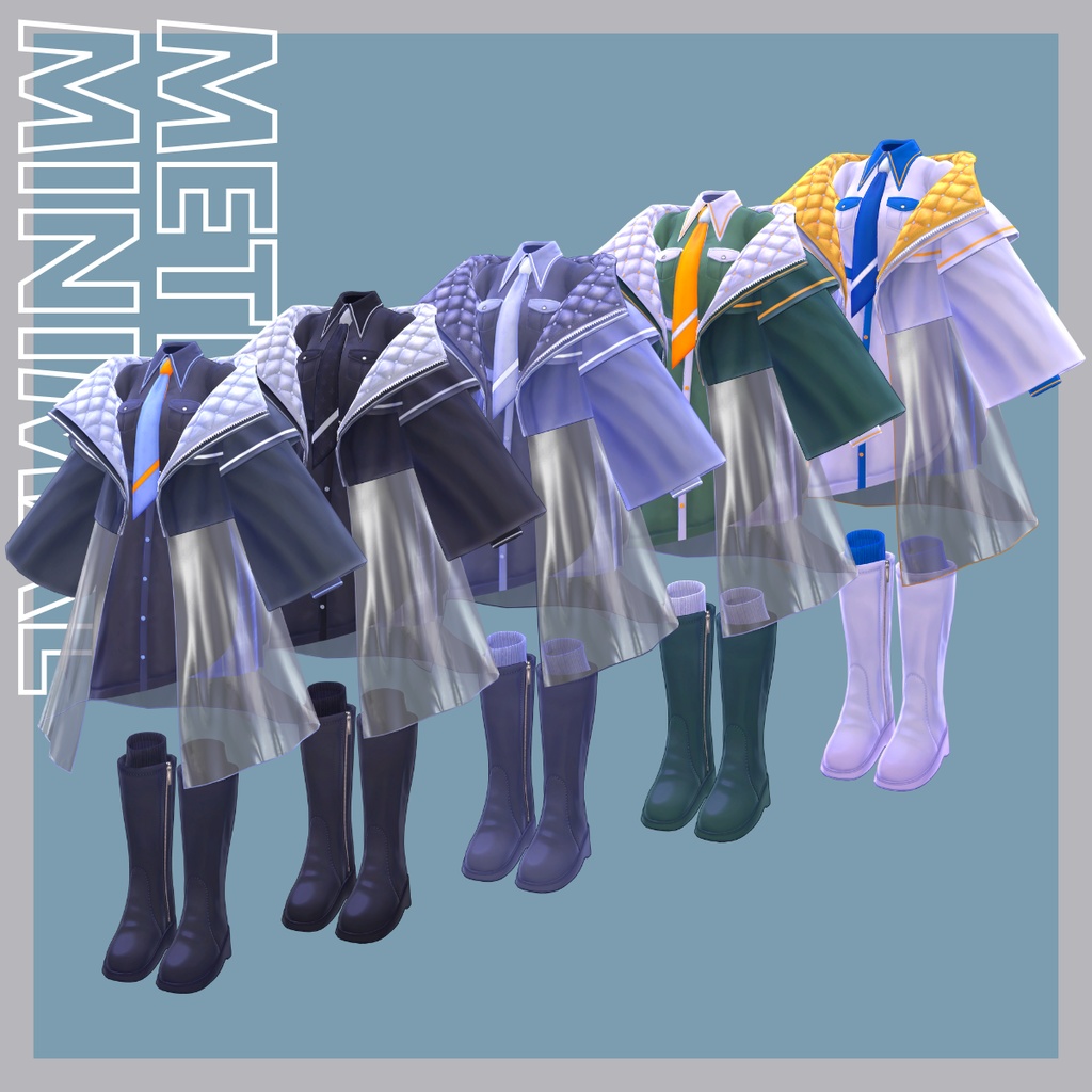 MetroMinimal - VRChat Women's Clothing / CP31