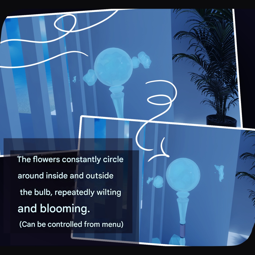 Frost Glass Cane - VRChat Gimmicky Avatar Accessory / CP19