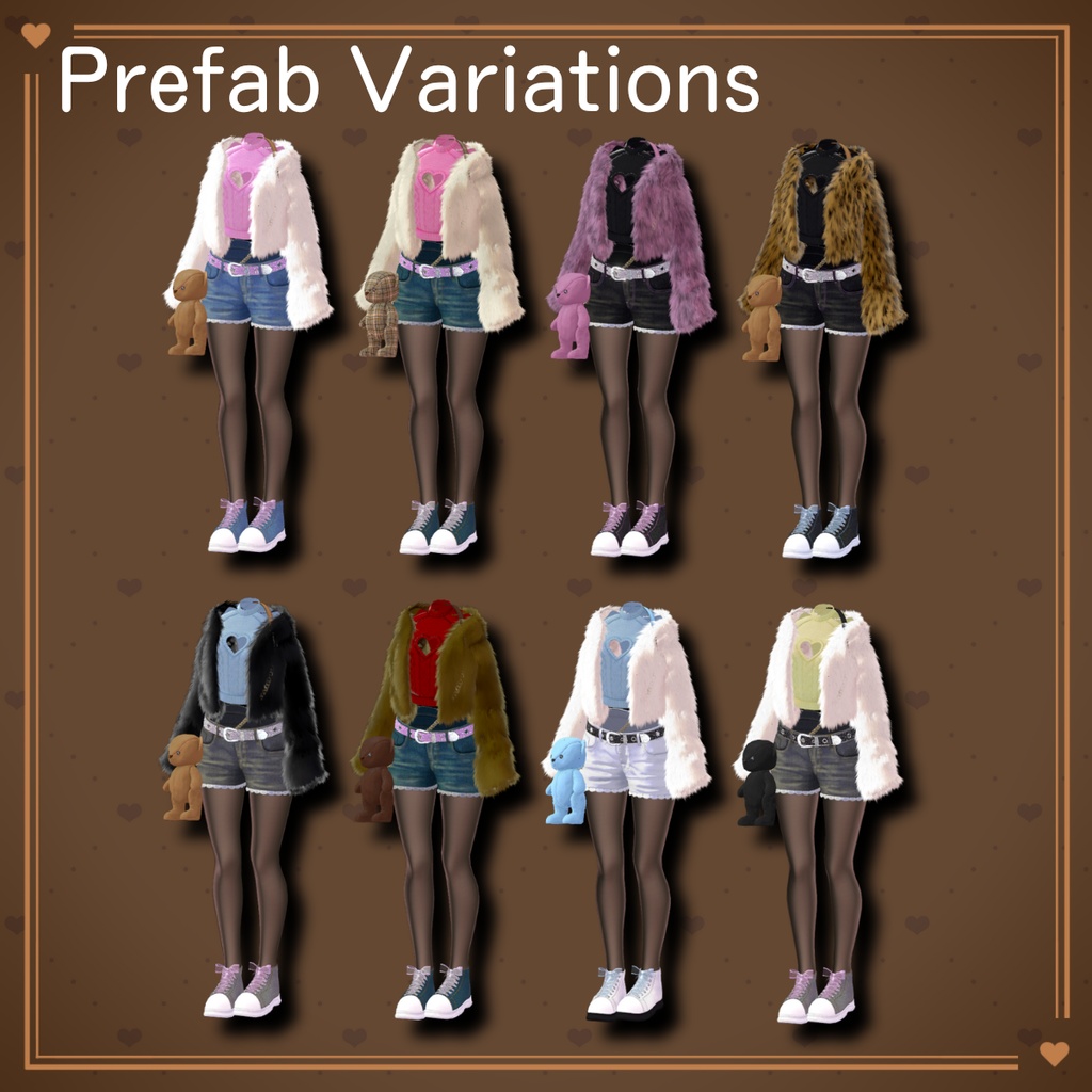 SugarDripFuzzy - VRChat Women's Clothing / CP33