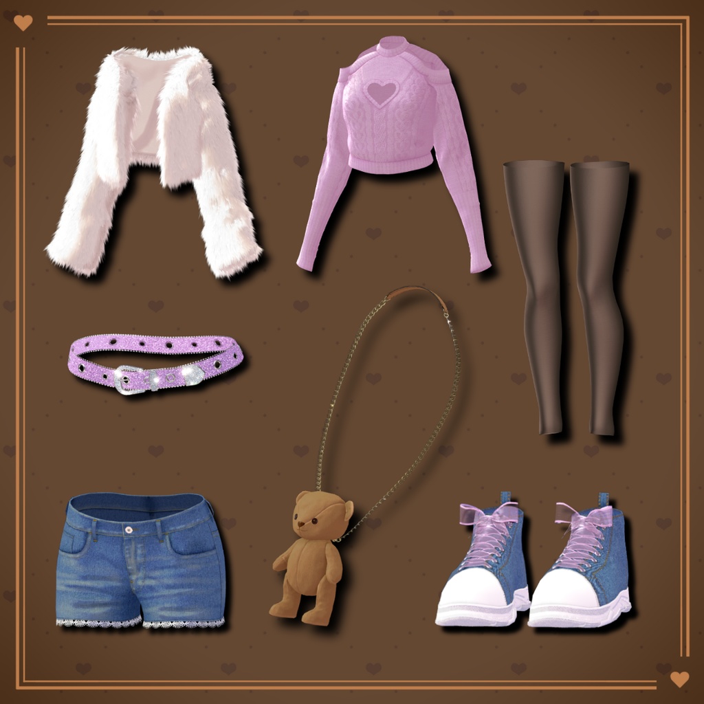 SugarDripFuzzy - VRChat Women's Clothing / CP33