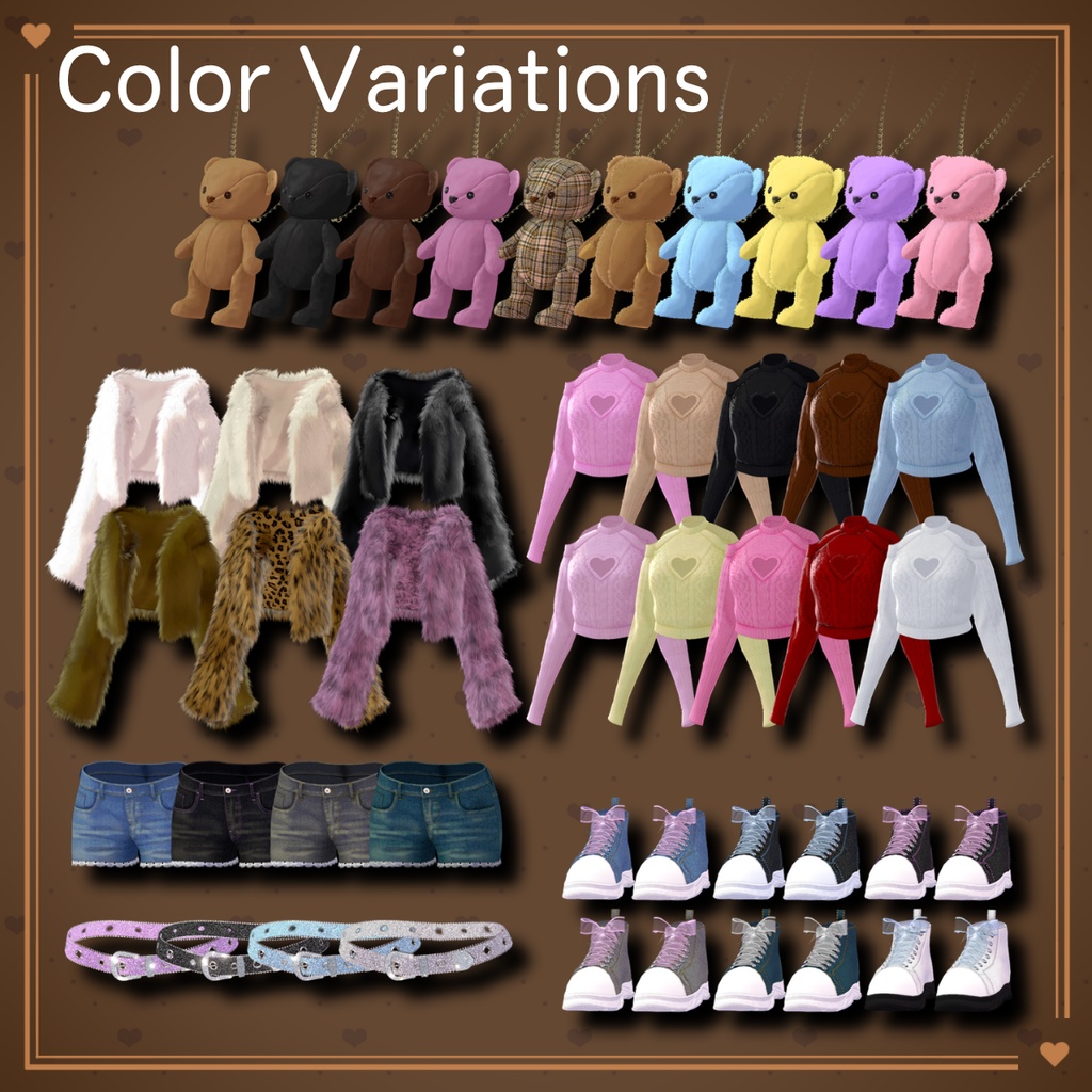 SugarDripFuzzy - VRChat Women's Clothing / CP33