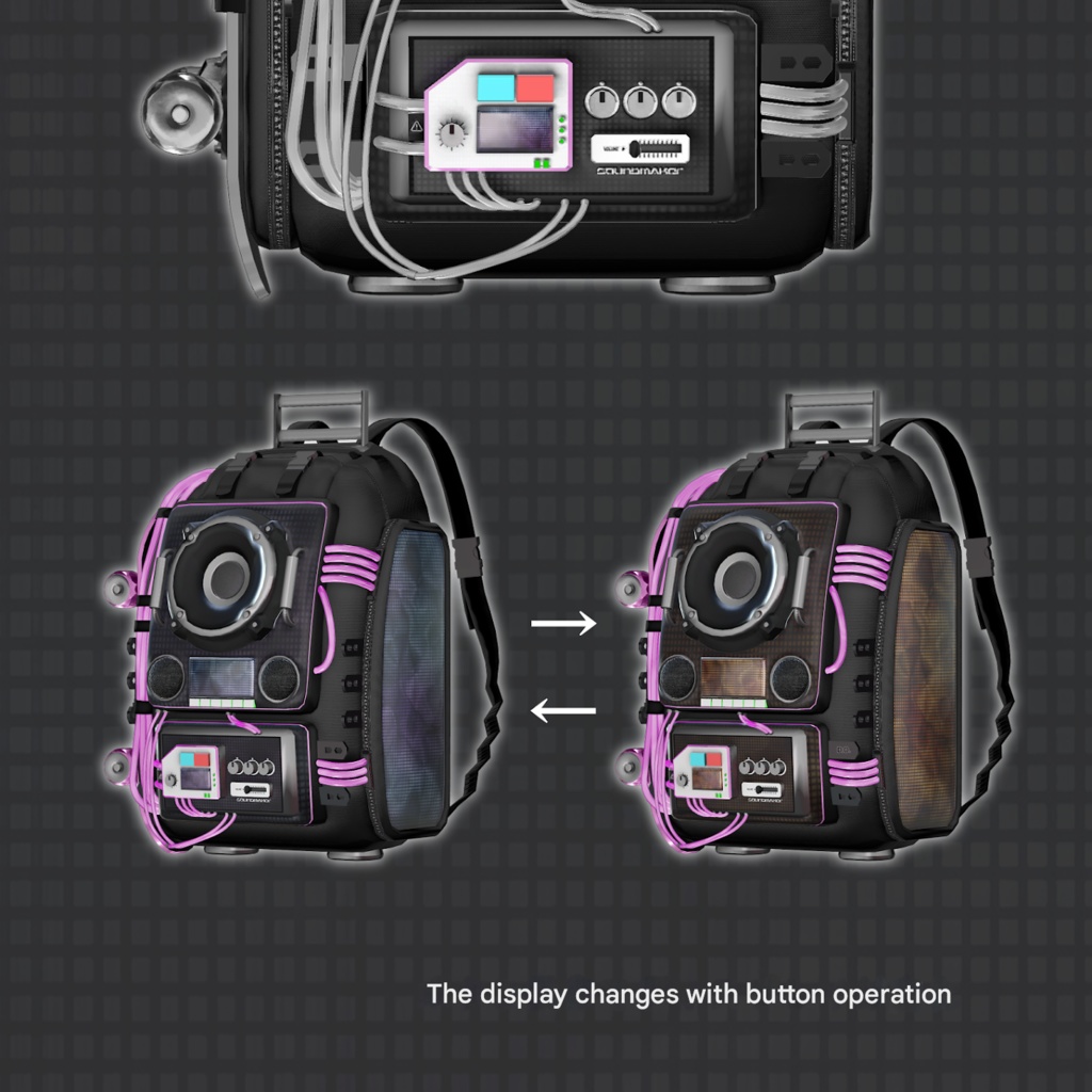 CYBER_LOUDRIG - VRChat Gimmicky Avatar Accessory / CP43