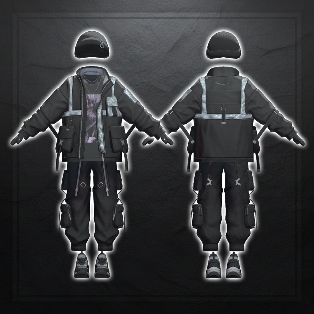 (4 Avatar Compatible) URBIX - VRChat Men's Clothing / CP42